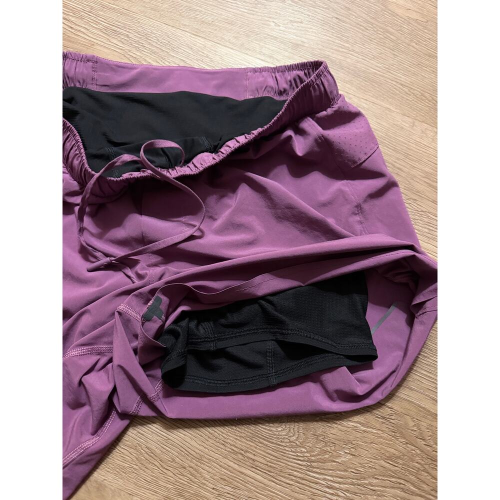Lululemon Pace Breaker Lined Shorts Purple Athletic Running Training Men's M - Picture 4 of 4